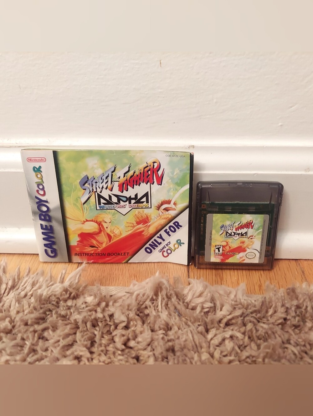 Street Fighter Alpha Warriors' Dreams for Nintendo Gameboy Color GBC with manual